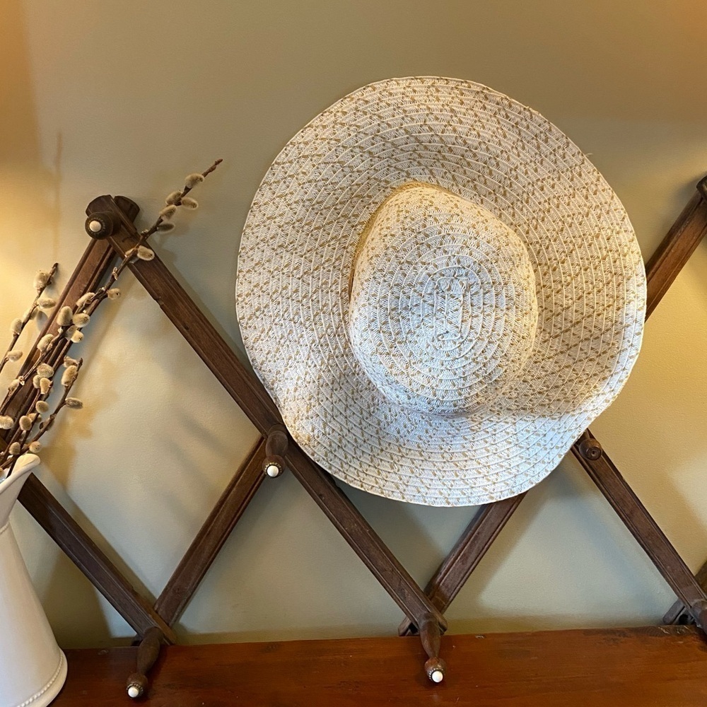 Panama Jack Natural Straw Sun Hat - Light Beige